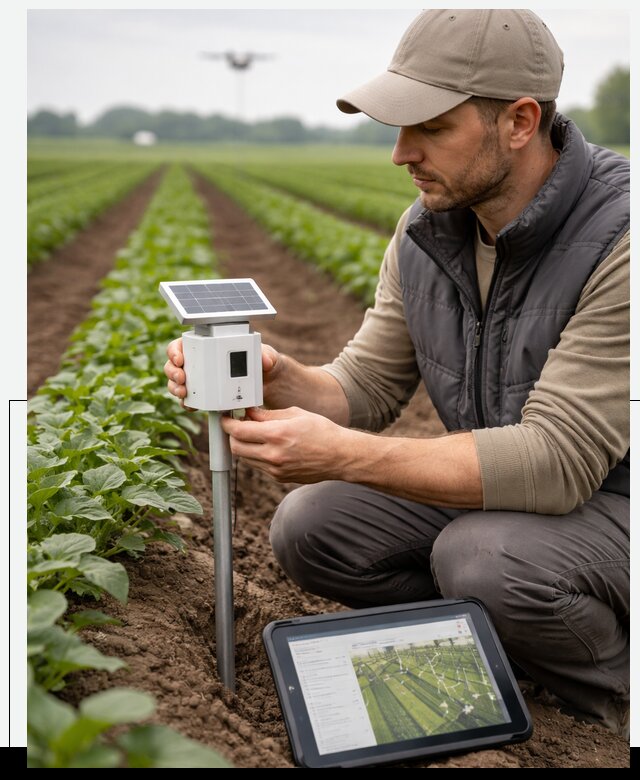 IoT мониторинг сельскохозяйственных полей и контроля в Горном-Алтайске